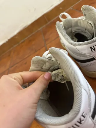 Nike Scarpe Alte Bianche Nere Tg 41