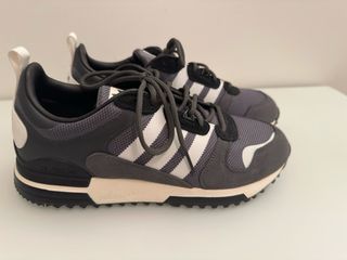 Zapatillas Adidas ZX Gris y Blanco