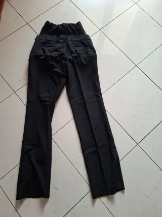 Pantaloni eleganti premaman neri