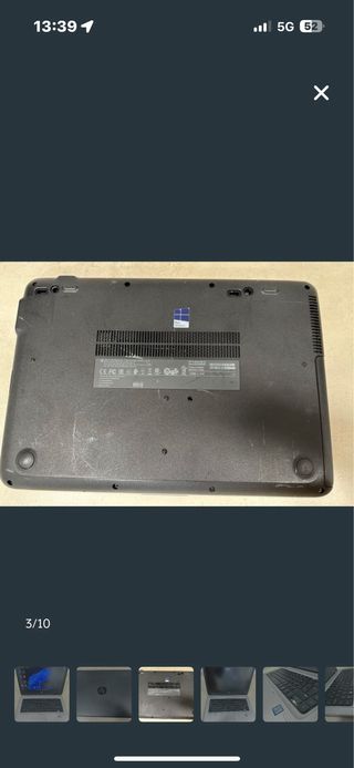 Portátil HP Probook 15 Plata