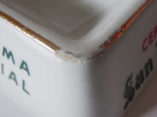 Cenicero Cerámica Vintage Cervezas San Miguel