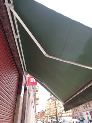 Toldo eléctrico de tela