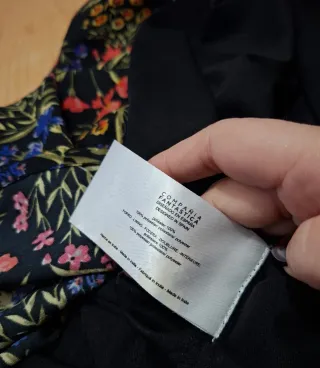 Vestido estampado floral Compañía Fantástica