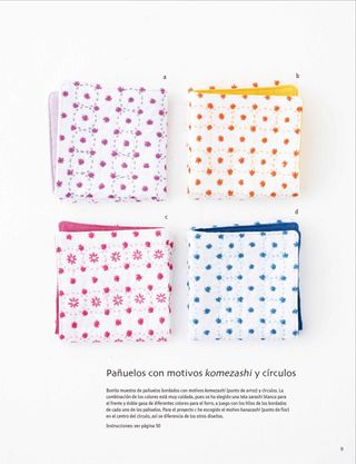 Accesorios de sashiko y patchwork