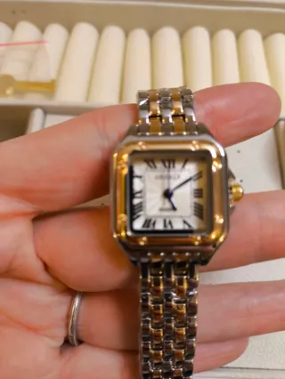 Orologio Greal Oro Argento Quadrato