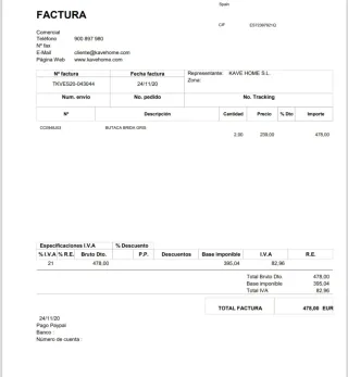 Butaca Brida Kave Home gris con patas acero negro.