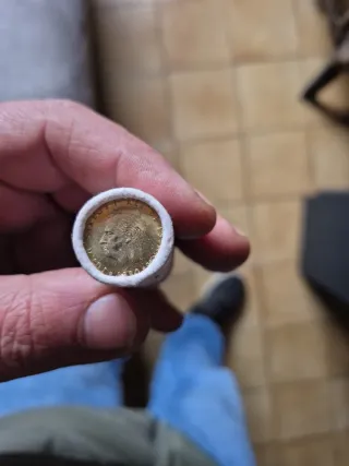 5 Paquetes Monedas 1 Peseta 19-12-75