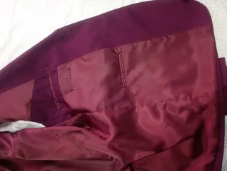 Traje de chaqueta Slim fit, morado hombre