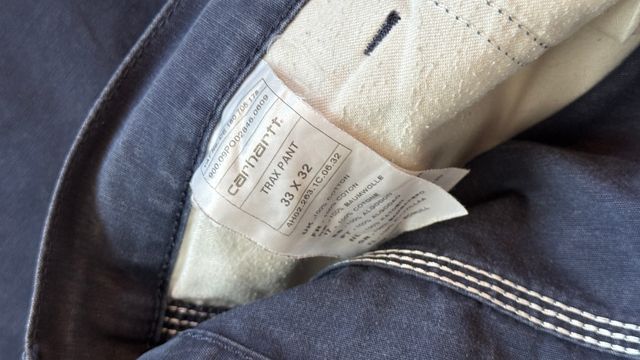 Carhartt Trax Pant Uomo 33x32 Blu