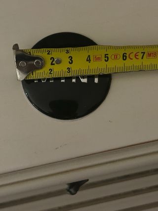 Juego 4 Pegatinas Tapacubos MINI COOPER 5,5 cms.