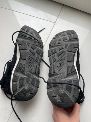 Scarpe Ash nere con paillettes