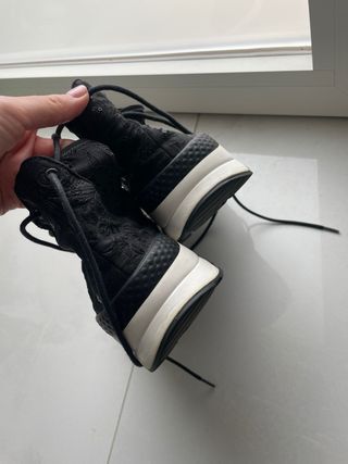 Scarpe Ash nere con paillettes