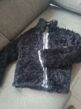 Chaqueta reversible estampada