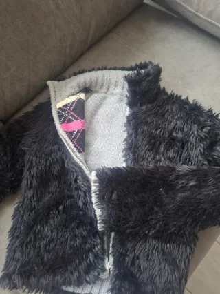 Chaqueta reversible estampada