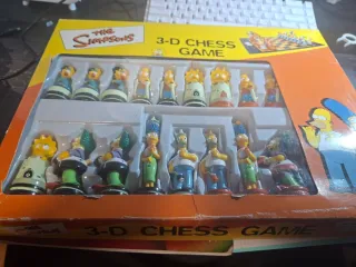 Scacchi 3D I Simpson Scatola Originale