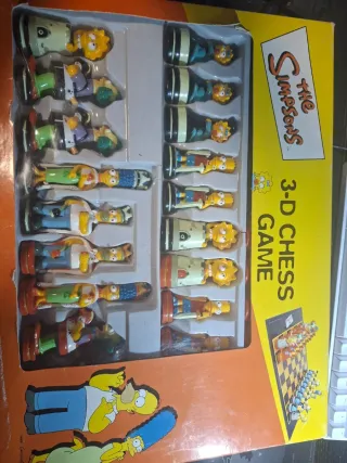 Scacchi 3D I Simpson Scatola Originale