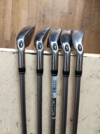 Hierros Callaway Fusión Ft varas grafito 45 gramos