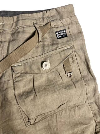 Pantalones Cargo Mujer Beige