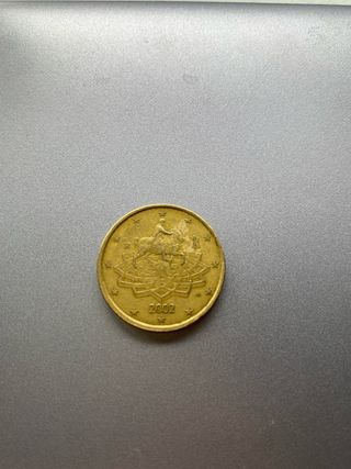 Moneda 50 Céntimos Euro 2002