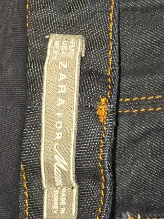 Gonna jeans premaman blu