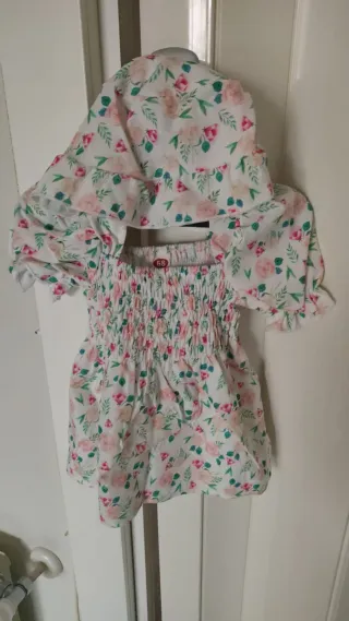 Vestido niña con gorrito a juego talla 68