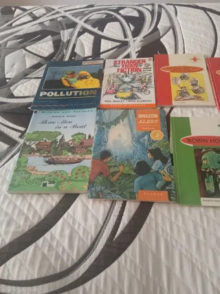 Lote de libros de lectura en inglés