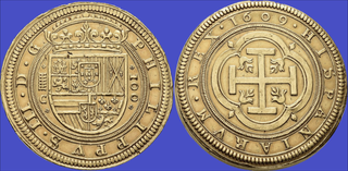 Moneda 100 Reales 1609 Centen Segoviano