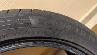 2 Neumáticos Conti Sport Contact 235/40/R18 95W