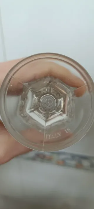 Jarrón de vidrio tallado Borgonovo