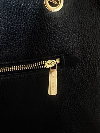 Bolso Negro Michael Kors Grande Cadena Dorada