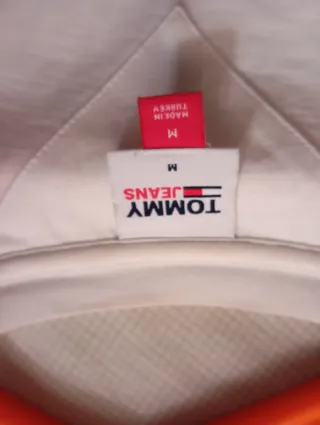 Camiseta Tommy Jeans Hombre Talla M Blanca