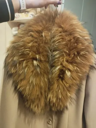 Cappotto con Collo Vera Volpe