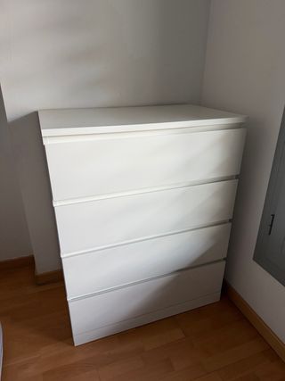 Cómoda Ikea Blanca 4 Cajones Nuevo