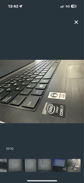 Portátil Toshiba Satellite i7