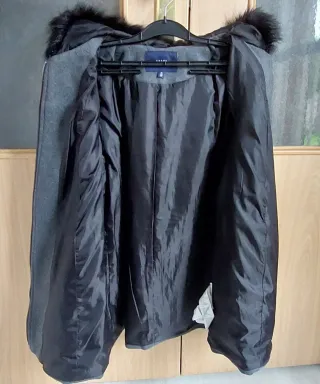 Abrigo premamá Kiabi T.38 gris