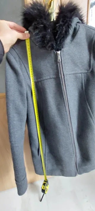 Abrigo premamá Kiabi T.38 gris