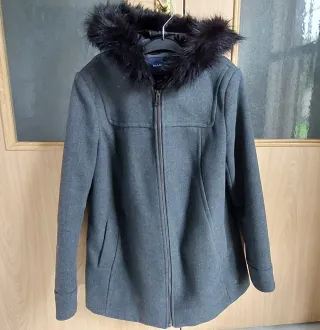 Abrigo premamá Kiabi T.38 gris