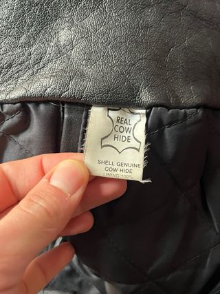 Chaqueta de cuero AMI London Vintage 80s