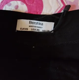 Falda pantalón Bershka Talla XS Negra