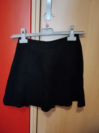 Falda pantalón Bershka Talla XS Negra