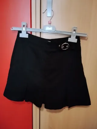 Falda pantalón Bershka Talla XS Negra