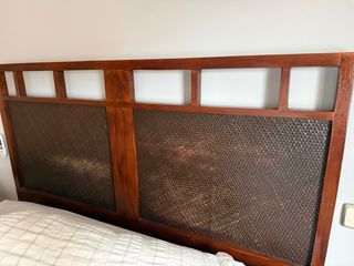 Cabecero madera/ratán banak 150cm