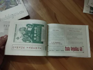 Programa Ferias y Fiestas de Guadalajara, 1956.