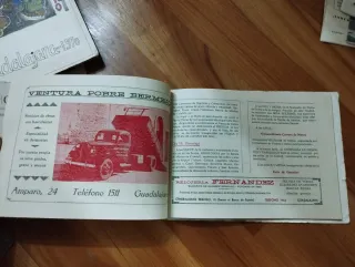 Programa Ferias y Fiestas de Guadalajara, 1956.