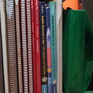 Amplio lote de libros y cuadernos universitarios u