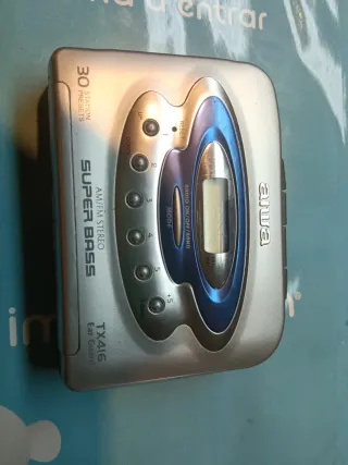 Walkman Aiwa TX416 Plata
