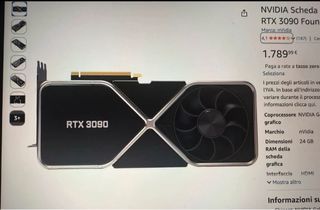 Scheda Grafica NVIDIA RTX 3090