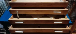 Cajonera tipo imprenta madera