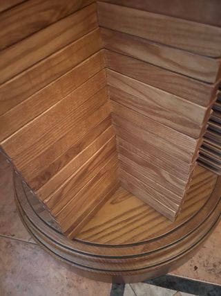 Mueble Expositor Madera CDs