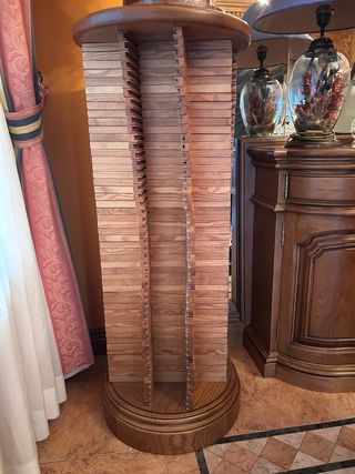 Mueble Expositor Madera CDs